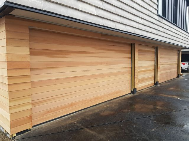 tre material garasjeport